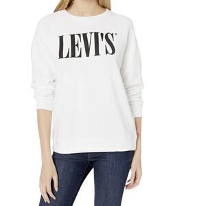 Levi's Women's Relaxed Graphic Crew Sweatshirt XS New